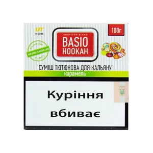 Замовити тютюн для кальяну Basio Карамель 100 г