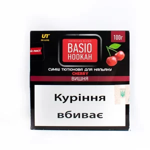 Замовити тютюн для кальяну Basio Вишня 100 г