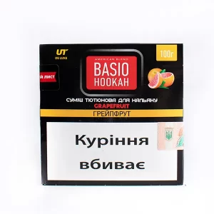 Замовити тютюн для кальяну Basio Грейпфрут 100 г