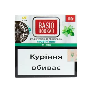 Замовити тютюн для кальяну Basio М`ята 100 г