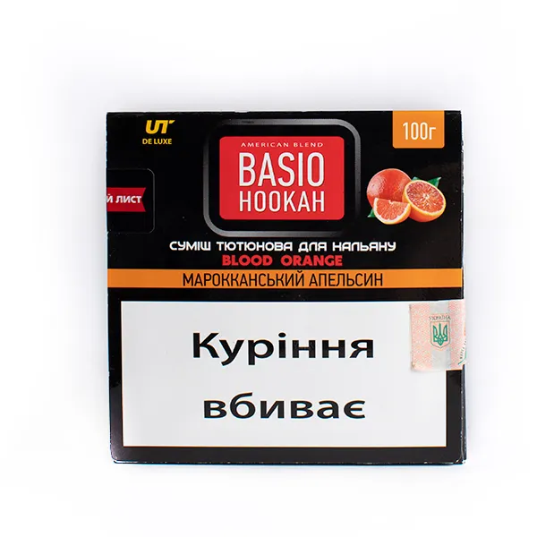 Купити тютюн для кальяну Basio Марокканський апельсин 100 г Замовити тютюн для кальяну Basio Марокканський апельсин 100 г
