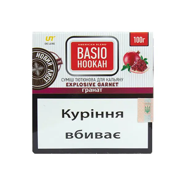 Купити тютюн для кальяну Basio Гранат 100 г Замовити тютюн для кальяну Basio Гранат 100 г