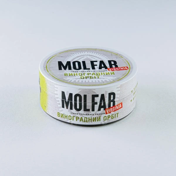 Купити тютюн MOLFAR VL 100g. Виноградний Орбіт Замовити тютюн MOLFAR VL 100g. Виноградний Орбіт