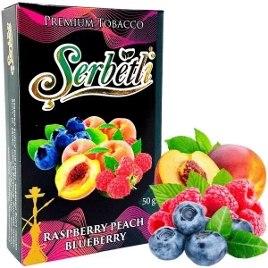 Замовити тютюн Serbetli RASPBERRY PEACH BLUEBERRY
