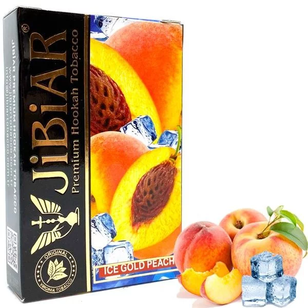 Купити тютюн Jibiar 50gr. Ice Gold Peach Замовити тютюн Jibiar 50gr. Ice Gold Peach