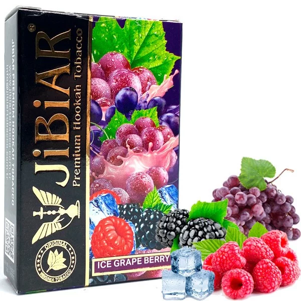 Купити тютюн Jibiar 50gr. Ice Grape Berry Замовити тютюн Jibiar 50gr. Ice Grape Berry
