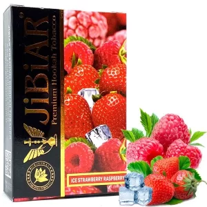 Замовити тютюн Jibiar 50gr. Ice Strawberry Raspberry