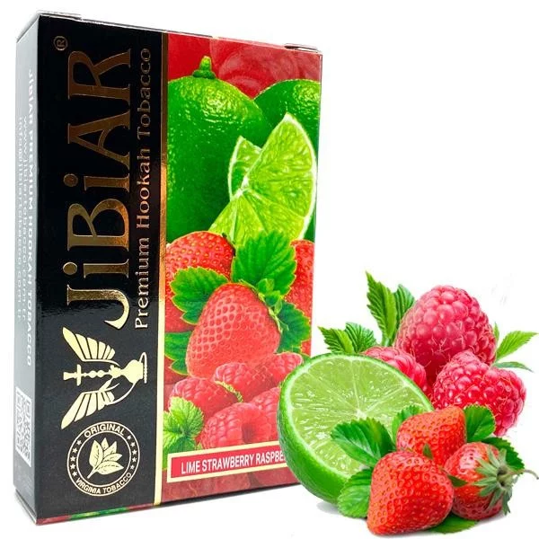 Купити тютюн Jibiar 50gr. Lime Strawberry Raspberry Замовити тютюн Jibiar 50gr. Lime Strawberry Raspberry