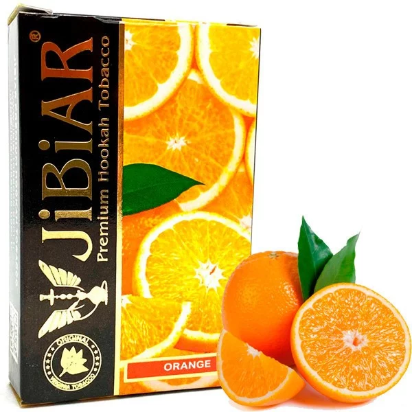 Купити тютюн Jibiar 50gr. Orange Замовити тютюн Jibiar 50gr. Orange