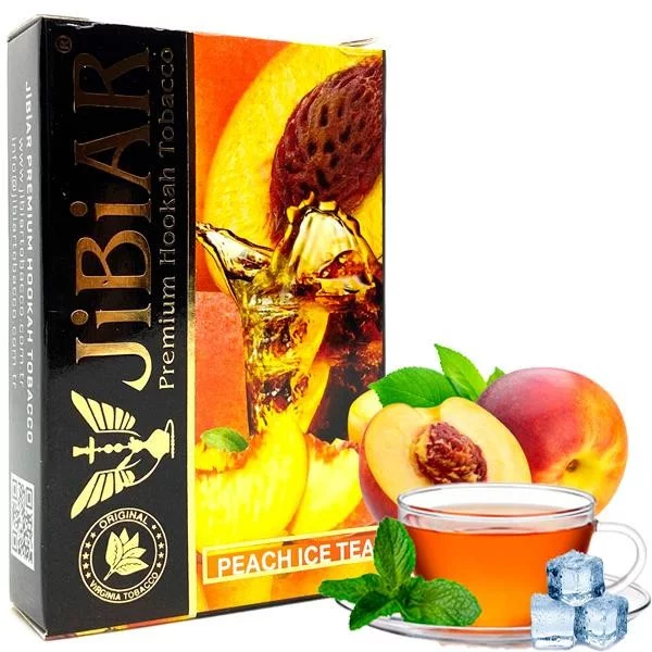 Купити тютюн Jibiar 50gr. Peach Ice Tea Замовити тютюн Jibiar 50gr. Peach Ice Tea