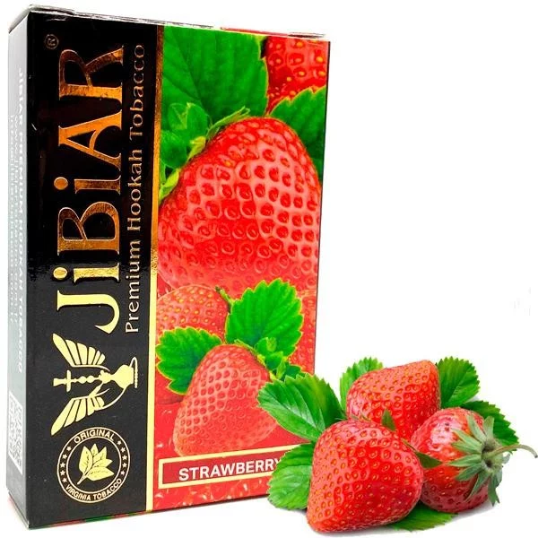 Купити тютюн Jibiar 50gr. Strawberry Замовити тютюн Jibiar 50gr. Strawberry