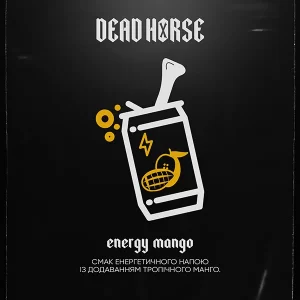 Замовити тютюн Dead Horse 100g. Energy mango (Енергетичний Напій з Манго)