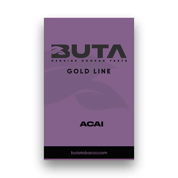 Купити тютюн Buta Gold Line 50g. Acai Замовити тютюн Buta Gold Line 50g. Acai