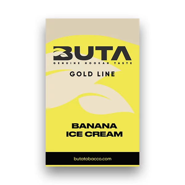 Купити тютюн Buta Gold Line 50g. Banana Ice Cream Замовити тютюн Buta Gold Line 50g. Banana Ice Cream