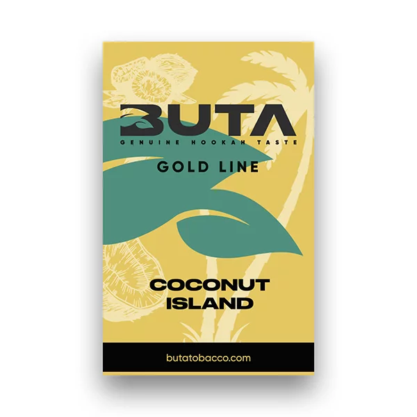 Купити тютюн Buta Gold Line 50g. Coconut Island Замовити тютюн Buta Gold Line 50g. Coconut Island