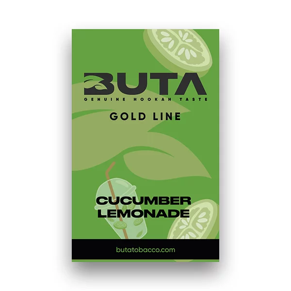Купити тютюн Buta Gold Line 50g. Cucumber Lemonade Замовити тютюн Buta Gold Line 50g. Cucumber Lemonade