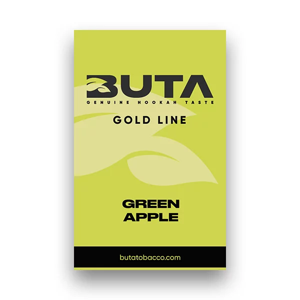 Купити тютюн Buta Gold Line 50g. Green Apple Замовити тютюн Buta Gold Line 50g. Green Apple