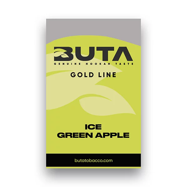 Купити тютюн Buta Gold Line 50g. Ice Green Apple Замовити тютюн Buta Gold Line 50g. Ice Green Apple