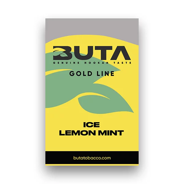 Купити тютюн Buta Gold Line 50g. Ice Lemon Mint Замовити тютюн Buta Gold Line 50g. Ice Lemon Mint