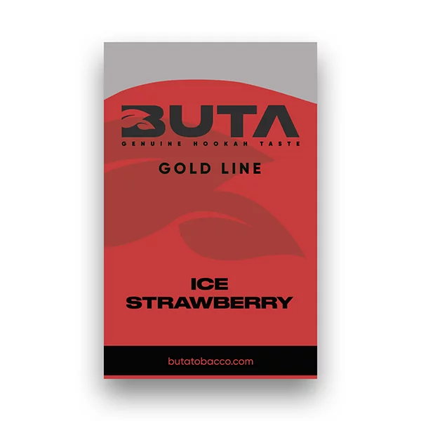 Купити тютюн Buta Gold Line 50g. Ice Strawberry Замовити тютюн Buta Gold Line 50g. Ice Strawberry