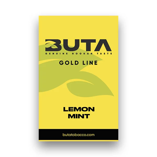 Купити тютюн Buta Gold Line 50g. Lemon Mint Замовити тютюн Buta Gold Line 50g. Lemon Mint