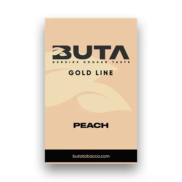 Купити тютюн Buta Gold Line 50g. Peach Замовити тютюн Buta Gold Line 50g. Peach