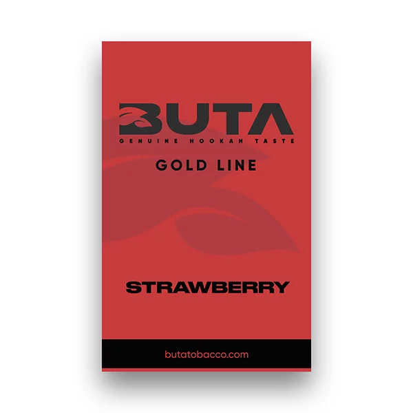 Купити тютюн Buta Gold Line 50g. Strawberry Замовити тютюн Buta Gold Line 50g. Strawberry