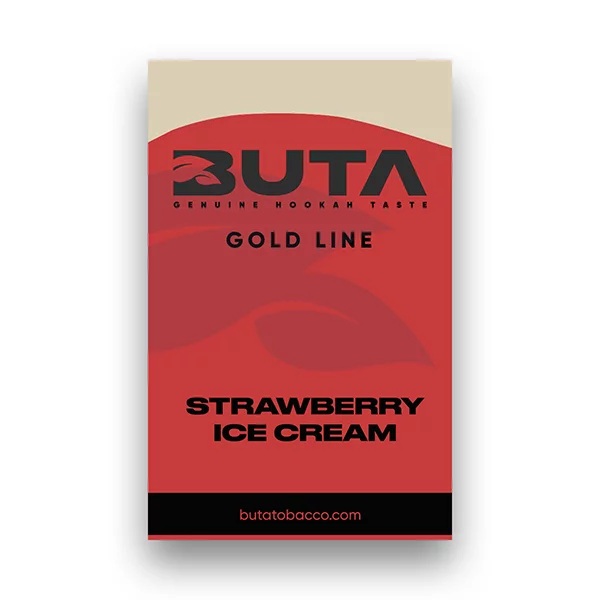 Купити тютюн Buta Gold Line 50g. Strawberry Ice Cream Замовити тютюн Buta Gold Line 50g. Strawberry Ice Cream