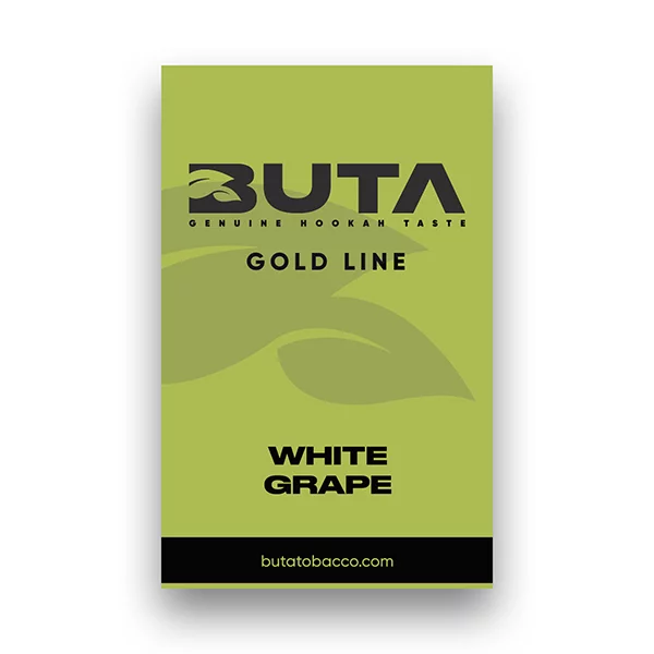 Купити тютюн Buta Gold Line 50g. White Grape Замовити тютюн Buta Gold Line 50g. White Grape