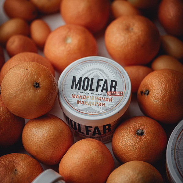 Замовити тютюн MOLFAR VL 100g. Мандрівничий мандарин