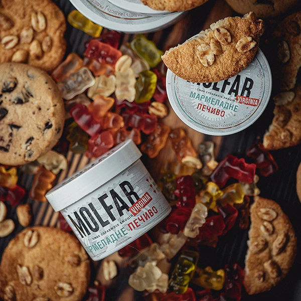 Замовити тютюн MOLFAR VL 100g. Мармеладне Печиво