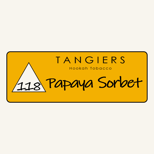 Замовити тютюн Tangiers NOIR 100g. Papaya Sorbet 118