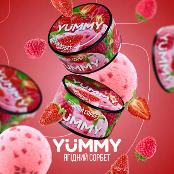 Замовити тютюн Yummy 100g. Ягідний сорбет