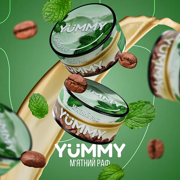 Замовити тютюн Yummy 100g. М'ятний Раф