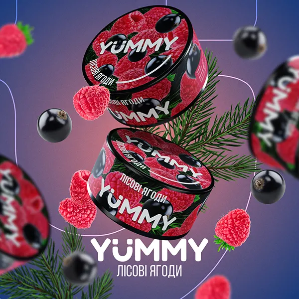 Замовити тютюн Yummy 100g. Хвоя з лісними ягодами