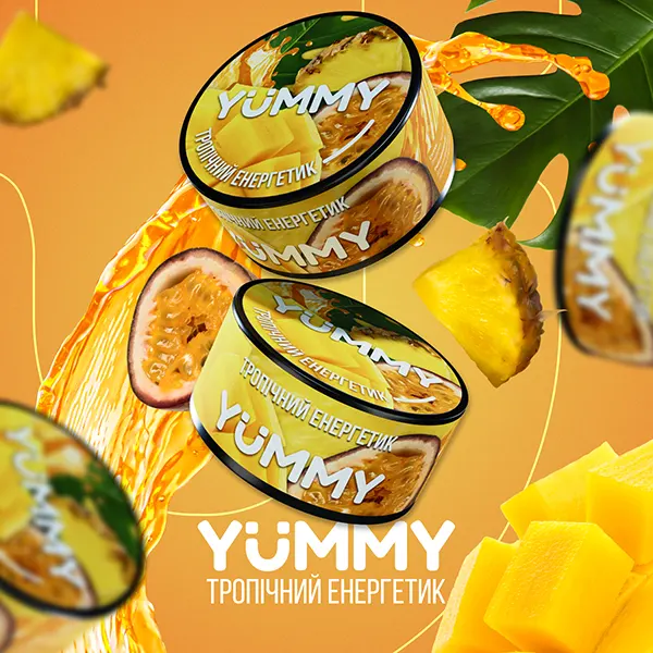 Замовити тютюн Yummy 100g. Тропічний енергетик