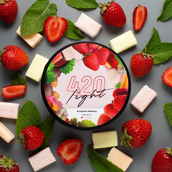 Замовити тютюн 420 Light 100g. Ягідна Жуйка