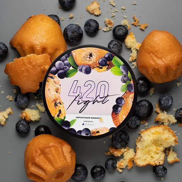 Замовити тютюн 420 Light 100g. Чорничний Мафін