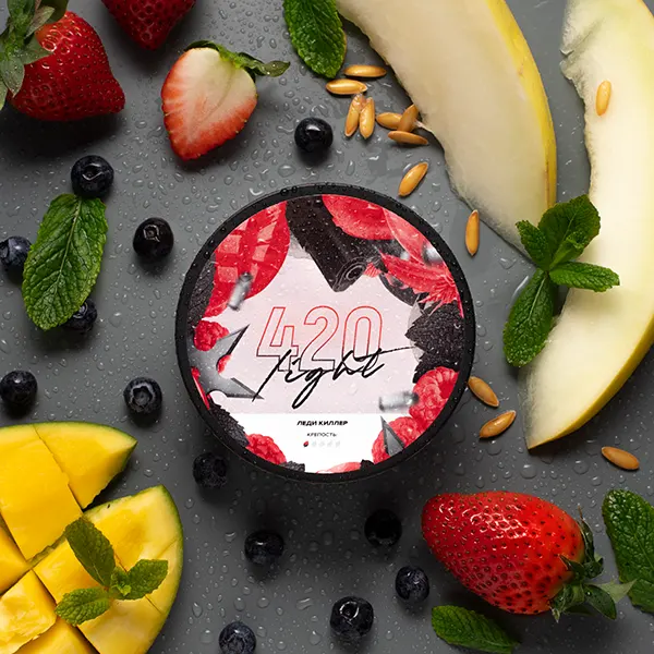 Замовити тютюн 420 Light 100g. Леді Кілер