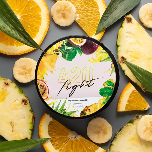 Замовити тютюн 420 Light 100g. Тропічний Сік