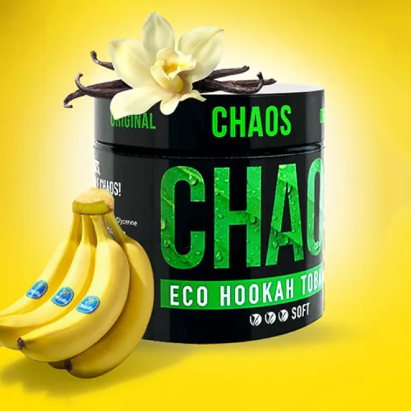 Замовити тютюн Chaos 100g. Banana Vanilla (Банан Ваніль)