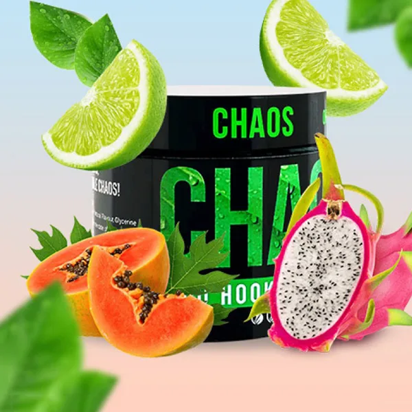 Замовити тютюн Chaos 100g. Sensei (Лайм Папая Драгонфрут)