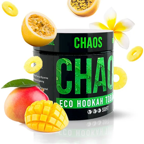 Замовити тютюн Chaos 100g. WTF (Манго Маракуя Ананас Ваніль)