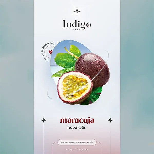 Замовити безтютюнову суміш Indigo 100g. Maracuja