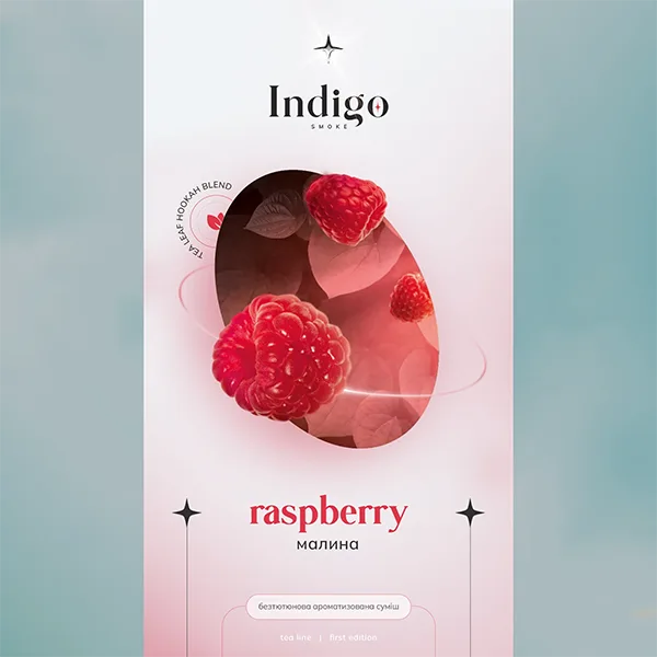 Замовити безтютюнову суміш Indigo 100g. Raspberry