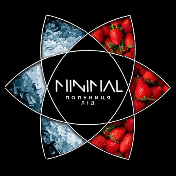 Замовити тютюн Minimal 50g. Ice Strawberry (Полуниця Лід)