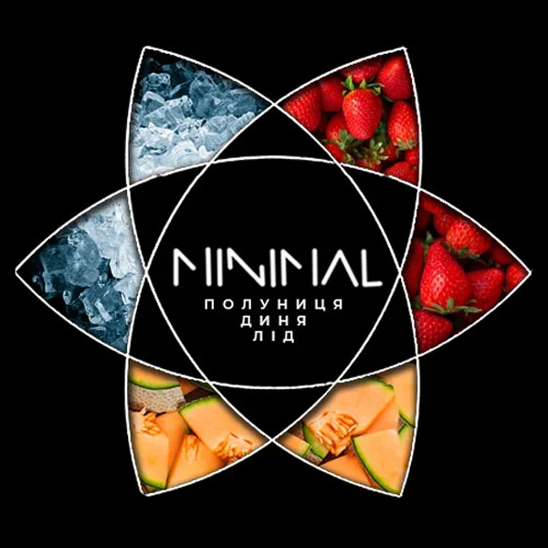 Замовити тютюн Minimal 50g. Ice Strawberry Melon (Полуниця Диня Лід)