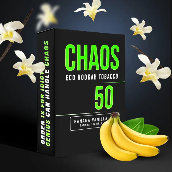 Замовити тютюн Chaos 50g. Banana Vanilla (Банан Ваніль)