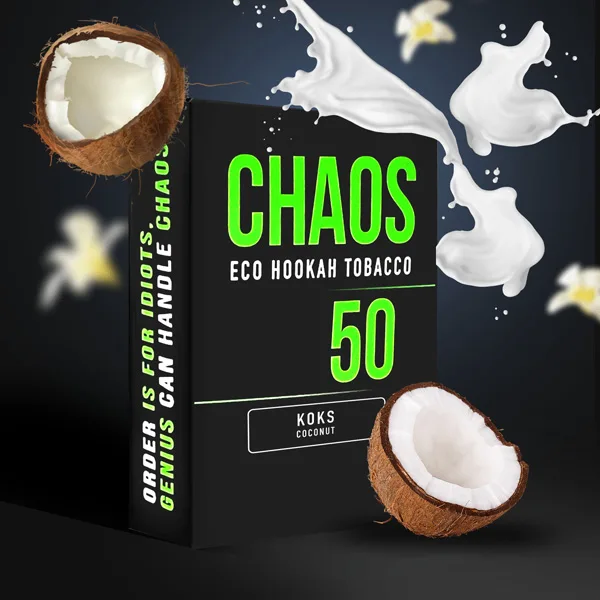 Замовити тютюн Chaos 50g. Koks (Кокос)