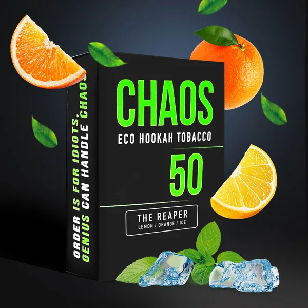 Замовити тютюн Chaos 50g. The Reaper (Лимон Апельсин Прохолода)